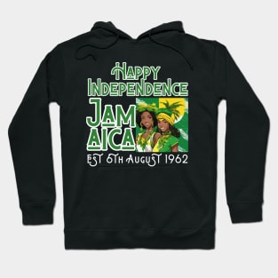 Happy Independence Jamaica Est 6th August 1962, Jamaican Hoodie